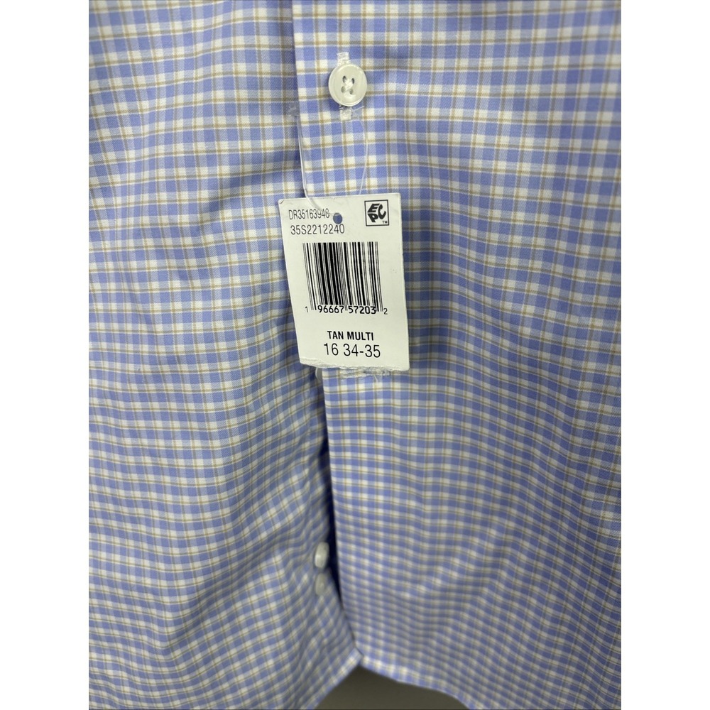 Michael Kors Long Sleeve Button Up Shirt Size Large Comfort Stretch - Picture 4 of 8